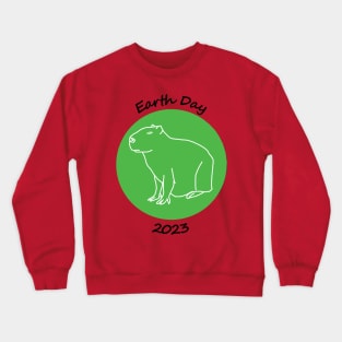 Earth Day 2023 and Capybara Crewneck Sweatshirt